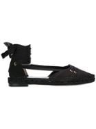 Castañer Tie Around Espadrilles - Black