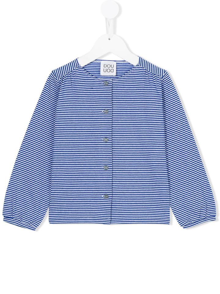 Douuod Kids Striped Jacke T, Girl's, Size: 6 Yrs, Blue
