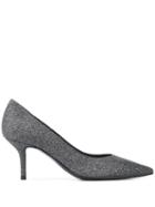 Pollini Glitter Detail Pumps - Silver