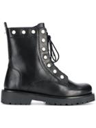 Twin-set Pearl-embellished Boots - Black