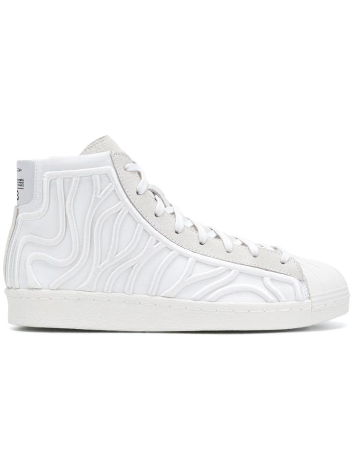 Y-3 Shishu Super Sneakers - White