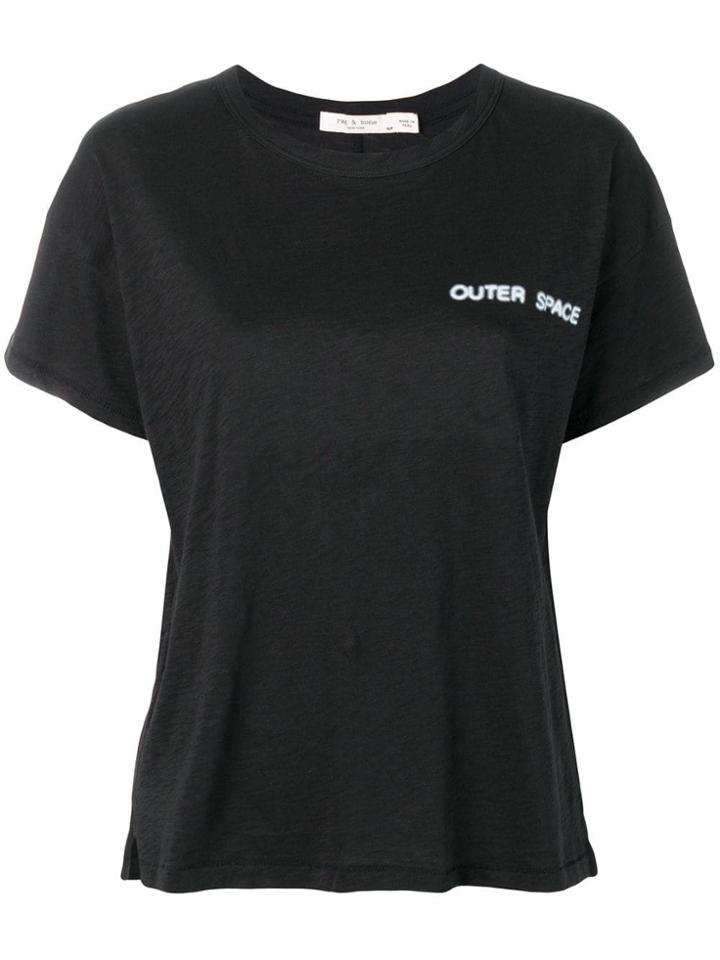 Rag & Bone 'outer Space' Print T-shirt - Black