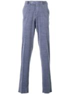 Ermenegildo Zegna Corduroy Chino Trousers - Blue