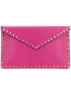 Valentino Valentino Garavani Rockstud Envelope Clutch - Pink