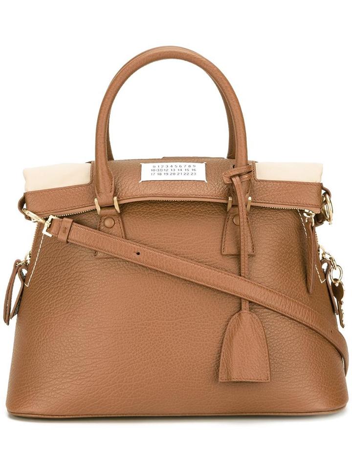 Maison Margiela Medium '5ac' Tote Bag, Women's, Calf Leather/cotton