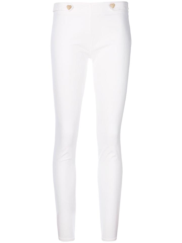 Love Moschino Slim-fit Leggings Trousers - White