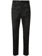 Loveless Camouflage Tailored Trousers - Black
