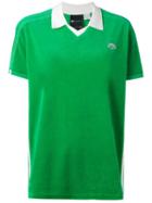 Velour Logo Polo Shirt - Unisex - Cotton/polyester - S, Green, Cotton/polyester, Adidas Originals By Alexander Wang