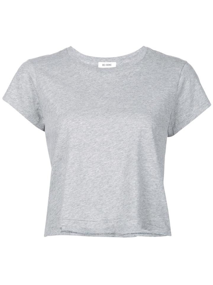 Re/done Boxy T-shirt - Grey