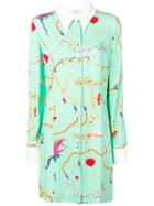 Vivetta Printed Shirt Dress - Green