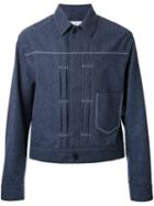 Maison Margiela Collared Shirt Jacket, Men's, Size: 46, Grey, Nylon/wool
