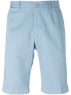 Etro Chino Shorts, Men's, Size: 52, Blue, Cotton/spandex/elastane