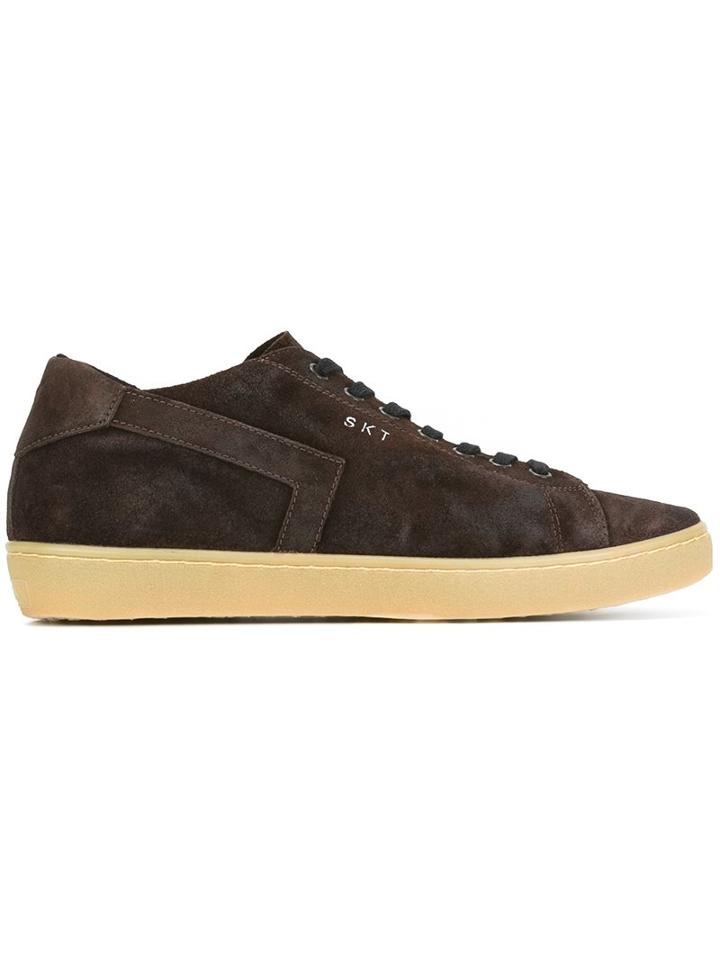 Leather Crown Extended Sole Sneakers