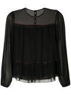 Nk Lumen Gabi Silk Blouse - Black