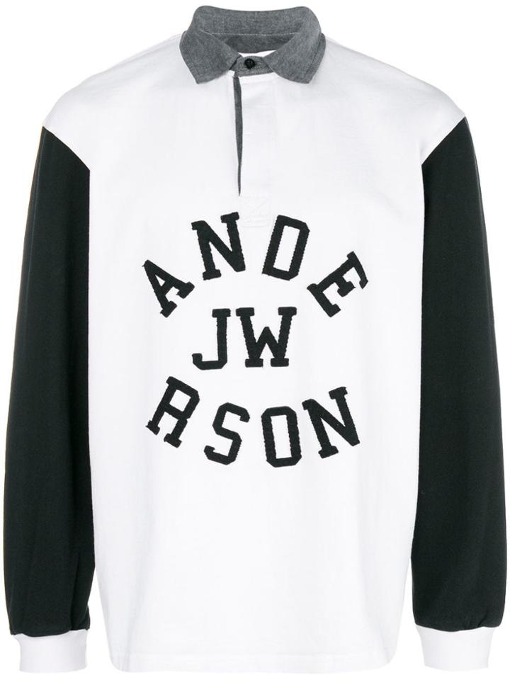 Jw Anderson Rugby Polo Shirt - White