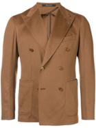 Tagliatore Peaked Lapels Double-breasted Blazer - Brown