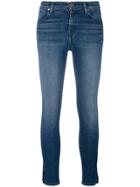 J Brand Split Cuff Jeans - Blue