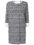 20:52 Embroidered Fitted Coat - Black