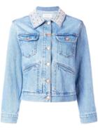 Isabel Marant Étoile Christa Denim Jacket, Women's, Size: 40, Blue, Cotton/buffalo Bone
