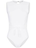 Beth Richards Irene Belted Swimsuit - White