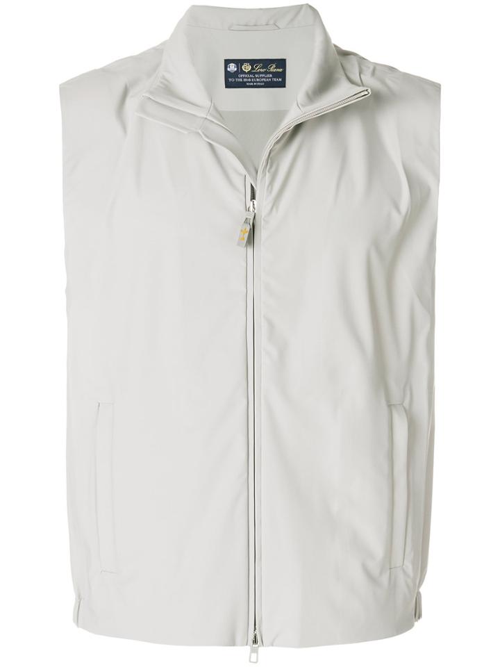 Loro Piana Zipped Vest - Grey