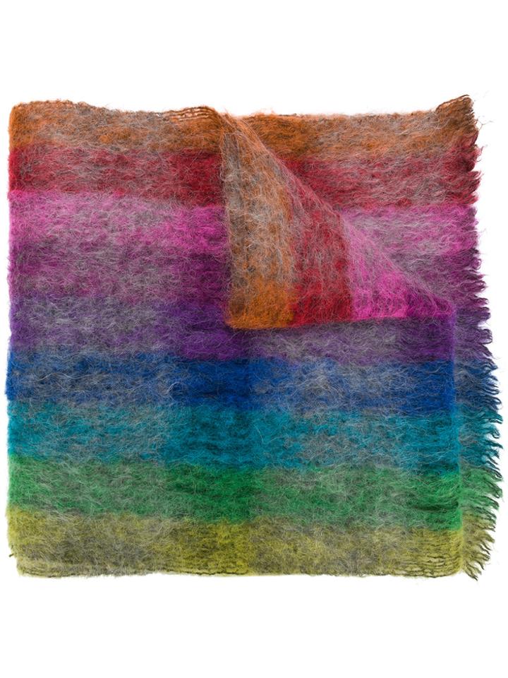 Faliero Sarti Peace And Love Scarf - Pink & Purple