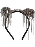 Maison Michel Peneloppe Rigid Headband - Black