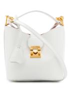 Mark Cross Murphy Mini Bucket Bag - White