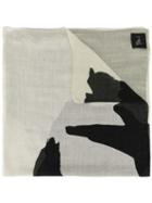 Discord Yohji Yamamoto Ink Print Scarf - 1 Black