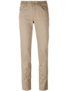 Armani Jeans Slim Fit Jeans, Women's, Size: 32, Brown, Cotton/spandex/elastane