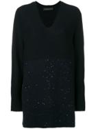 Fabiana Filippi Sequin Embellished Sweater - Blue