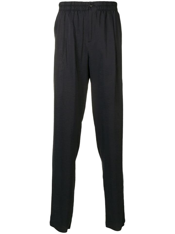 Giorgio Armani Classic Track Trousers - Blue