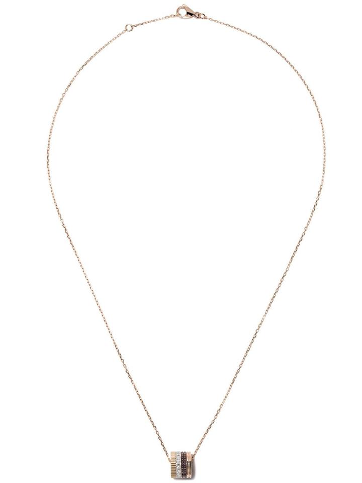 Boucheron Mixed Materials Cylinder Necklace - 3g