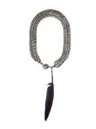 Ann Demeulemeester Chain Necklace - Metallic