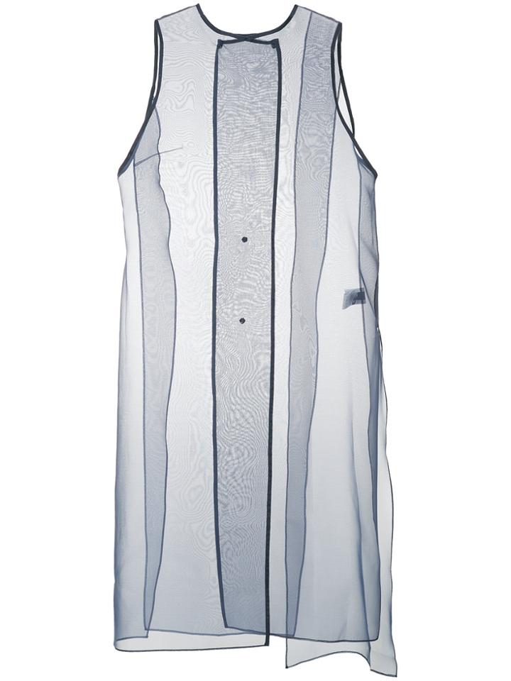 Demoo Parkchoonmoo Two Way Long Vest - Blue