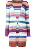 Missoni Knit Pattern Striped Cardigan