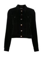 Saint Laurent Musical Note Studded Velvet Jacket