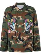 Forte Couture - Embroidered Military Jacket - Women - Cotton - M, Green, Cotton