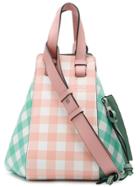 Loewe Gingham Hammock Bag - Green