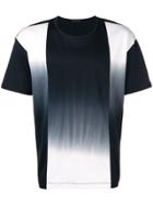 Issey Miyake Men Colour-block Short Sleeve T-shirt - Black