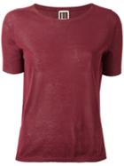 I'm Isola Marras Knitted T-shirt, Women's, Size: Xs, Red, Cotton/polyamide/polyacrylic