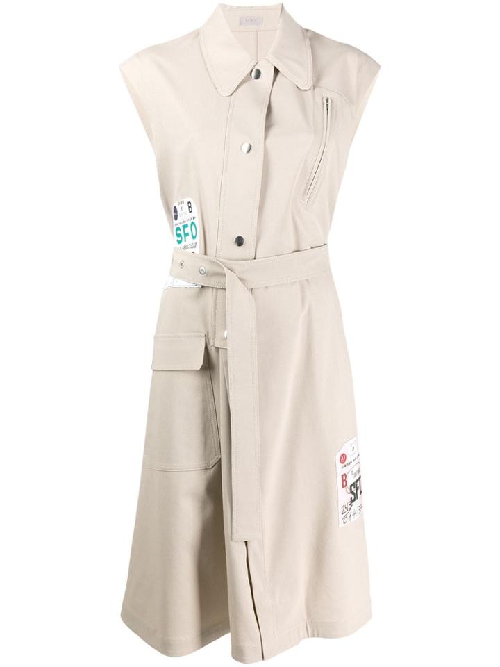 Mrz Trench-style Gilet - Neutrals