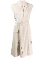 Mrz Trench-style Gilet - Neutrals