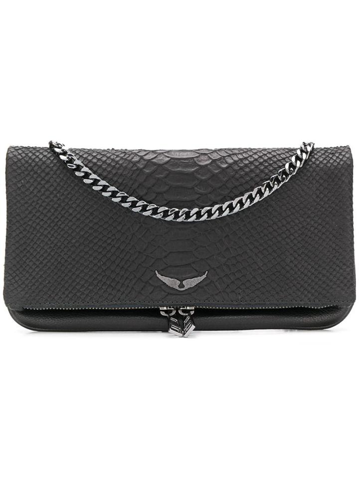 Zadig & Voltaire Crossbody Clutch Bag - Black