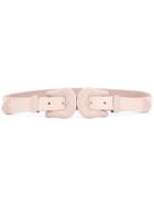 B-low The Belt Embellished Buckle Belt - Pink & Purple