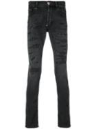 Philipp Plein - Misao Super Straight Jeans - Men - Cotton/polyester/spandex/elastane - 31, Black, Cotton/polyester/spandex/elastane