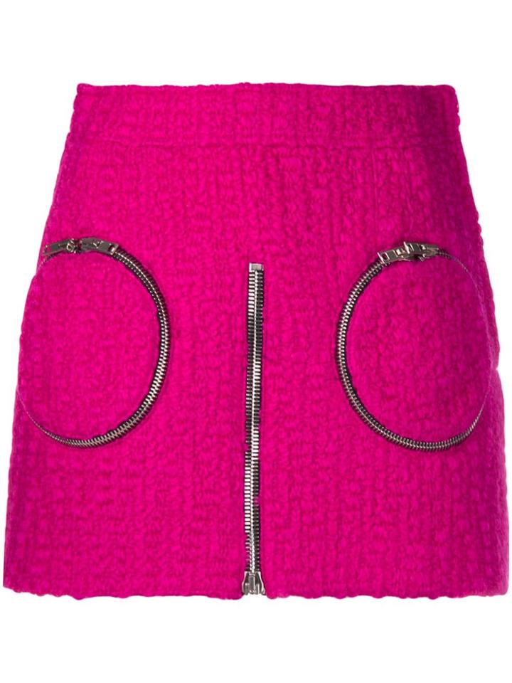 Alexander Wang Round-pocket Zipped Skort - Pink