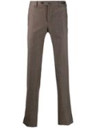 Pt01 Wool-blend Straight Leg Trousers - Brown