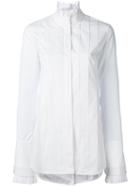 Ellery - Pleated Front Shirt - Women - Cotton - 8, White, Cotton