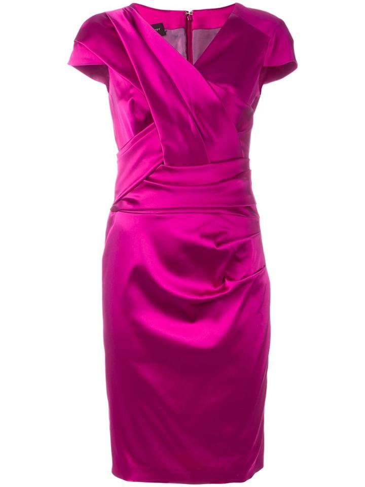 Talbot Runhof 'lodovica' Dress - Pink & Purple